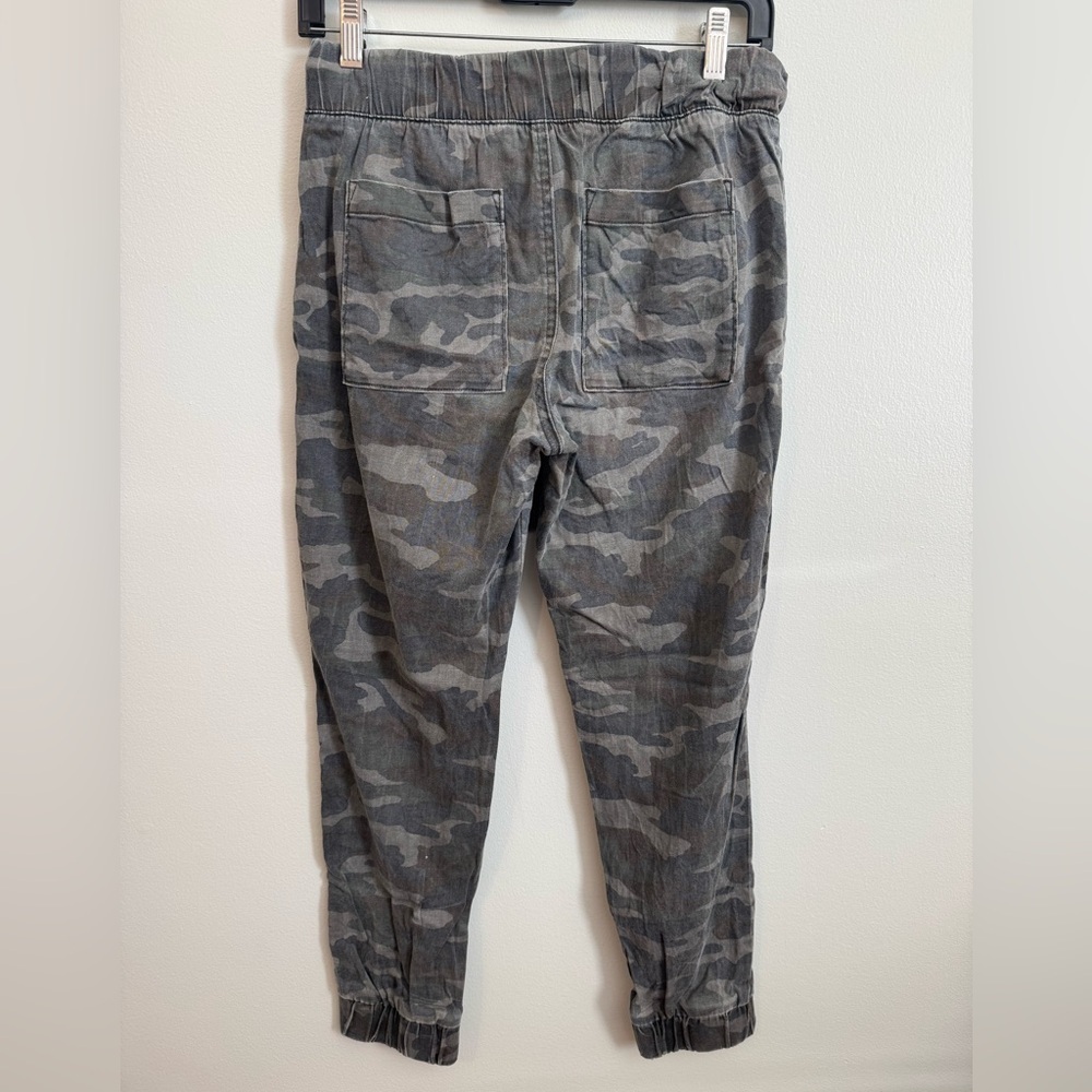 Anthropologie Cloth & Stone Joggers Pants Womens XSmall Camo Print Lyocell - Picture 5 of 6